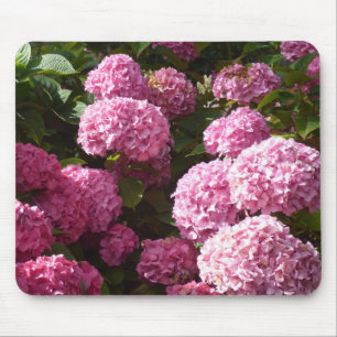 Pink Hydrangeas Mouse Mat