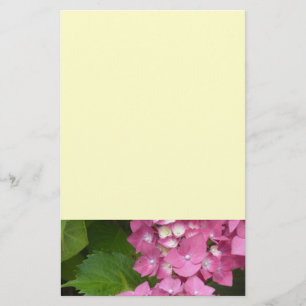 Pink Hydrangeas Stationery