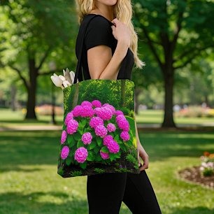 Pink Hydrangeas Tote Bag
