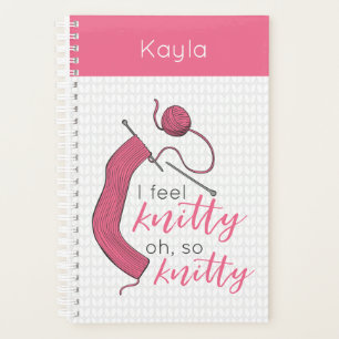 Pink I Feel Knitty, Oh So Knitty Planner