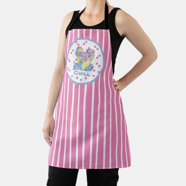 Pink Ice Cream chill   Apron (Insitu)