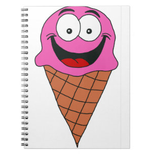 Pink Ice Cream Notebook