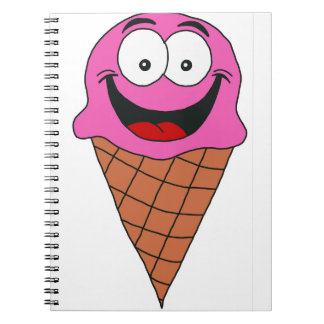 Pink Ice Cream Notebook