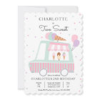 Pink Ice Cream Truck Two Sweet 2nd Birthday Party