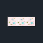 Pink Iconic Atomic Starbursts Stretched Canvas<br><div class="desc">This Pink Iconic Atomic Starbursts Stretched Canvas Print pattern features iconic atomic starbursts. That’s right! The old school, First Lady Pink coloured background with gold speckles is the perfect backdrop for the vibrant turquoise, soothing celery, and kitschy pear green coloured circles. The spots of colour are sporadically placed in various...</div>