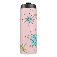 Pink Iconic Atomic Starbursts Thermal Tumbler