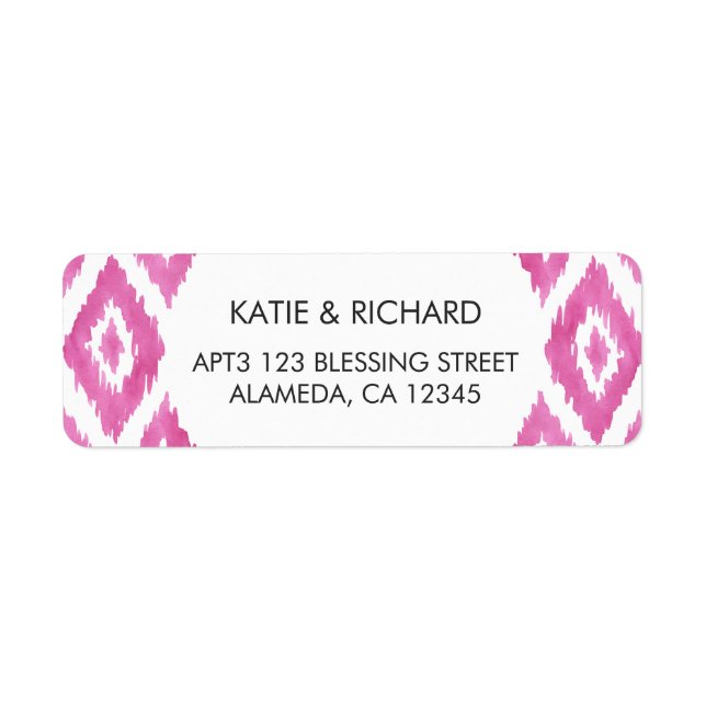 Pink Ikat (Front)