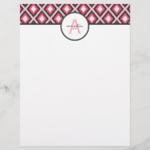 Pink Ikat