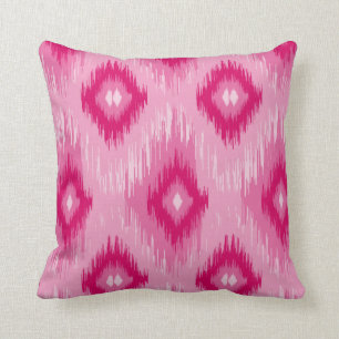 Pink iKat lumbar Throw Pillow