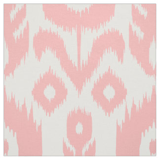 Pink Ikat Pattern Fabric