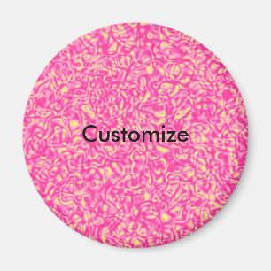 Pink Impressionism - Template Magnet