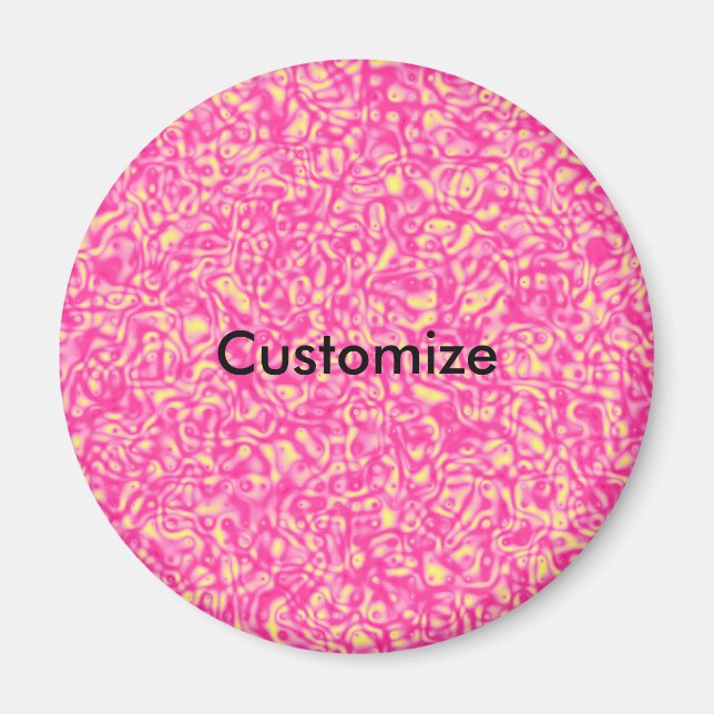 Pink Impressionism - Template Magnet (Front)