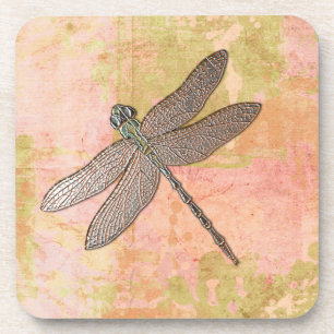 Pink Impressions Dragonfly Coaster