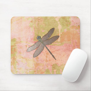 Pink Impressions Dragonfly Mouse Mat