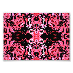 Pink in Darkness Photo Print