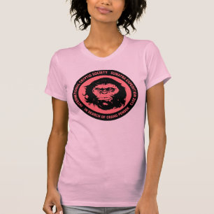 Pink IN SEARCH OF ORANG PENDEK - Sumatra Bigfoot T-Shirt