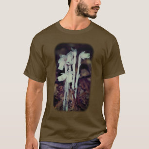 Pink Indian Pipe Wildflower Nature T-Shirt