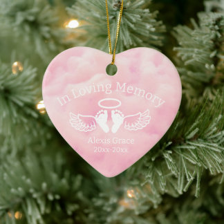 Pink Infant Loss Ornament