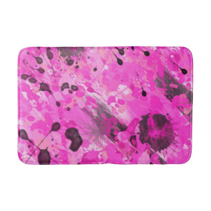 Pink Ink Bath Mat