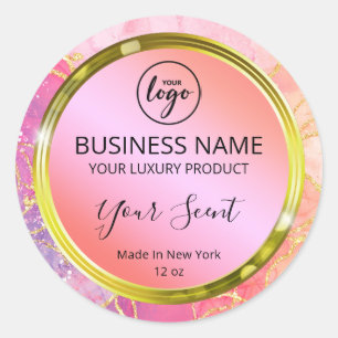 Pink Ink Body Butter Product Labels