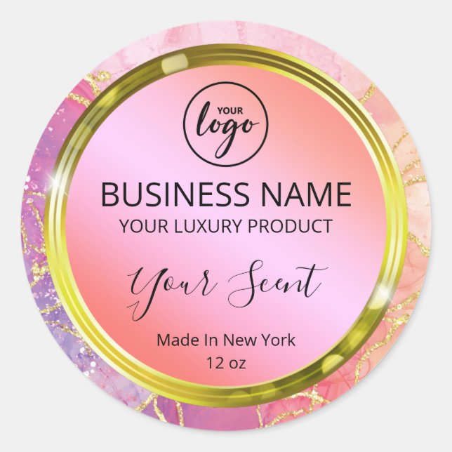 Pink Ink Body Butter Product Labels (Front)