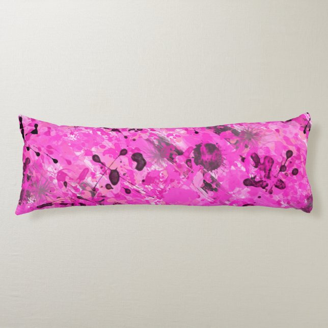Pink Ink Body Cushion (Front)