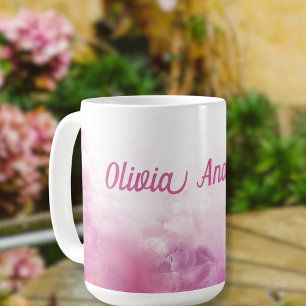 Pink ink Custom Coffee Mug