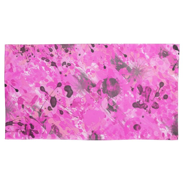Pink Ink Pillowcase (Front)