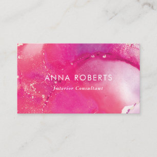 Pink Inky business card