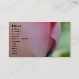 Pink Inspiration Business Card