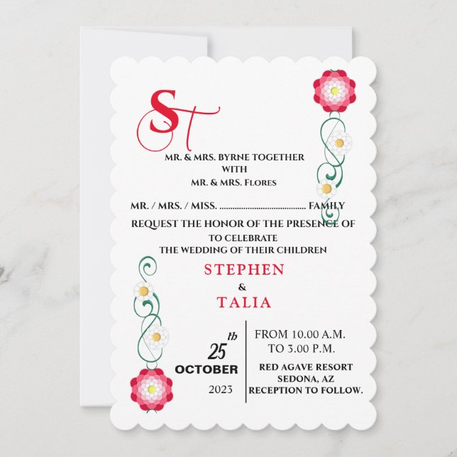 Pink Invitation (Front)