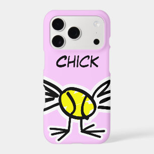Pink iPhone case with tennis design