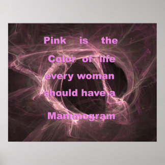 Pink is for life Poster
