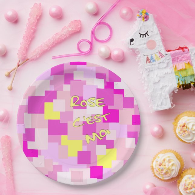 Pink is Me Dinner Plate (Party)