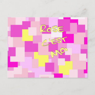 Pink is Me Postcard