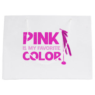 Pink Is My Favourite Colour Large Gift Bag