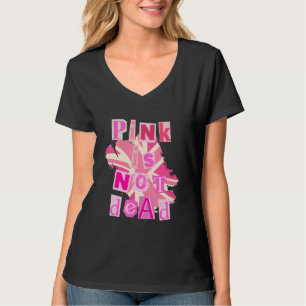 Pink is not dead with pink United Kingdom UK flag T-Shirt