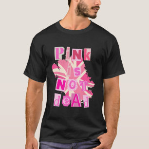 Pink is not dead with pink United Kingdom UK flag T-Shirt