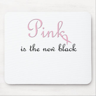 pink is the new black mouse mat