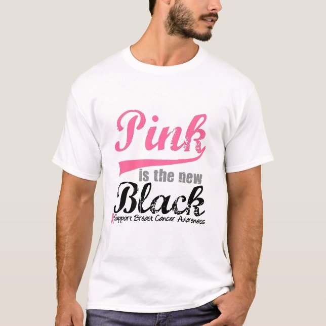 Pink is The New Black T-Shirt (Front)