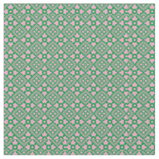 Pink Ivy Pattern Fabric