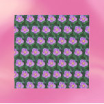 Pink Japanese Anemone Floral Pattern Scarf<br><div class="desc">Accent your wardrobe with this square,  sheer chiffon scarf that features the photo image of a pink Japanese Anemone flower printed in a repeating pattern. A lovely,  floral design! Colours include pink and green. Select your scarf size.</div>