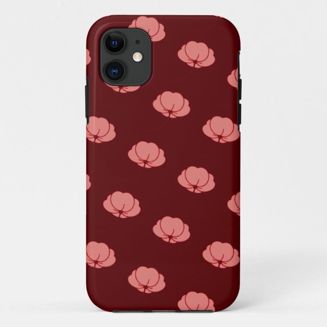 Pink Japanese Chrysanthemum Flowers Case-Mate iPhone Case (Back)