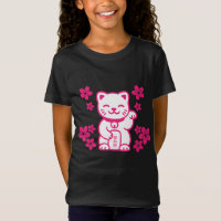 Pink Japanese Maneki-neko