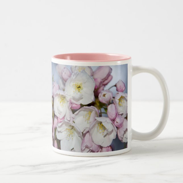 Pink Japanese Rose Mug (Right)