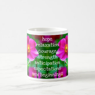 Pink Japanese Thimbleweed Coffee Mug