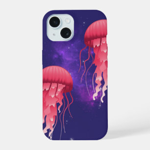 Pink Jellyfish iPhone 15 Case