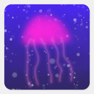 Pink Jellyfish Sticker