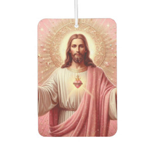 Pink Jesus Air Freshener! Car Air Freshener