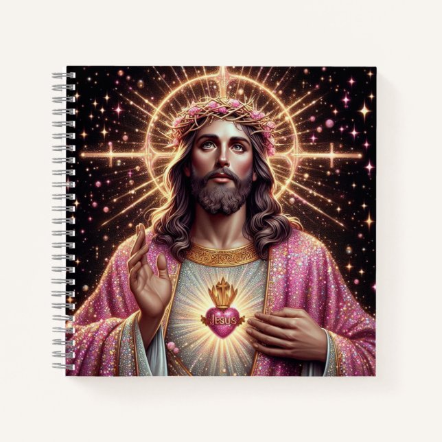 Pink Jesus notebook! Notebook (Front)
